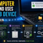 🔌 How a Computer Detects and Uses a New USB Device