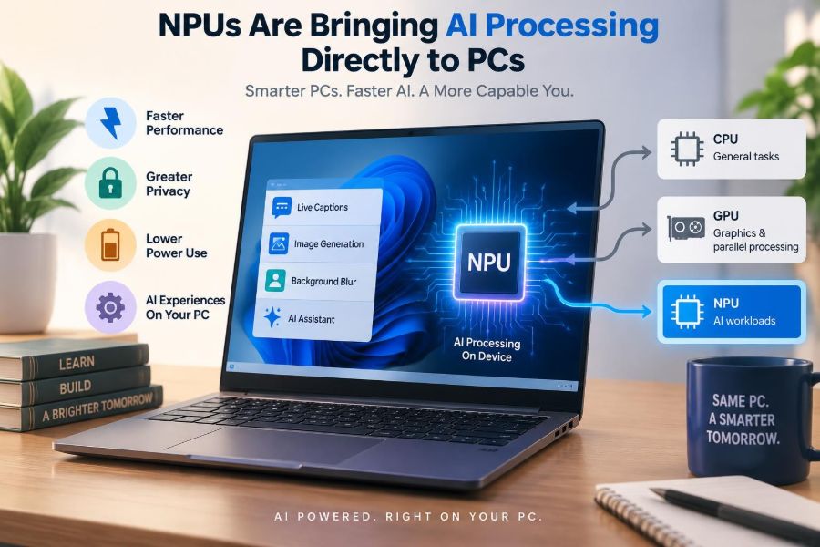 🧠 Breakthrough in Personal Computing: How NPUs Are Bringing AI Processing Directly to PCs
