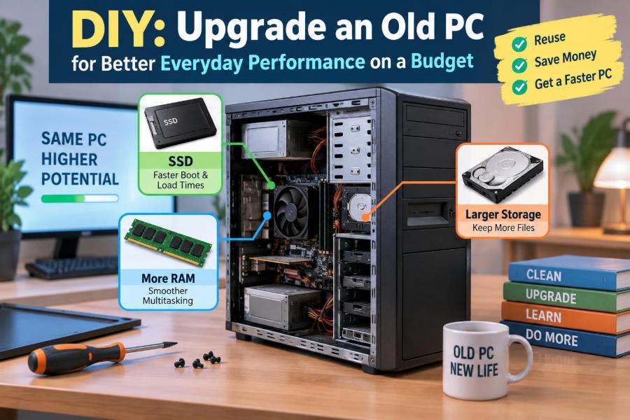 🖥️ DIY: Upgrade an Old PC for Better Everyday Performance on a Budget