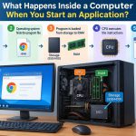 🖥️ What Happens Inside a Computer When You Start an Application?