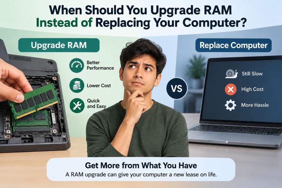 💻 When Should You Upgrade RAM Instead of Replacing Your Computer?