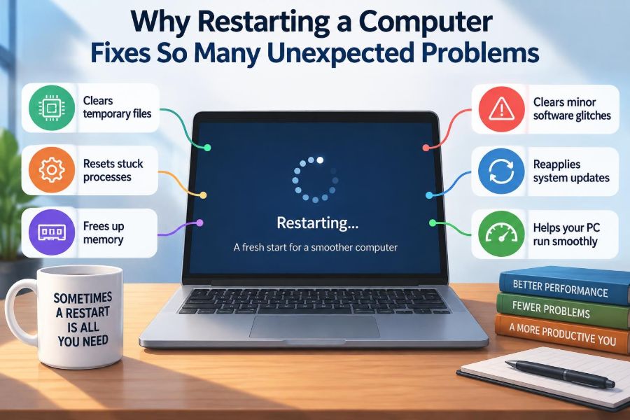 🖥️ Why Restarting a Computer Fixes So Many Unexpected Problems