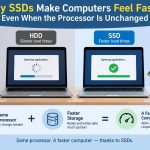 💻 Why SSDs Make Computers Feel Faster Even When the Processor Is Unchanged