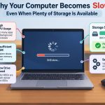 💾 Why Your Computer Becomes Slow Even When Plenty of Storage Is Available
