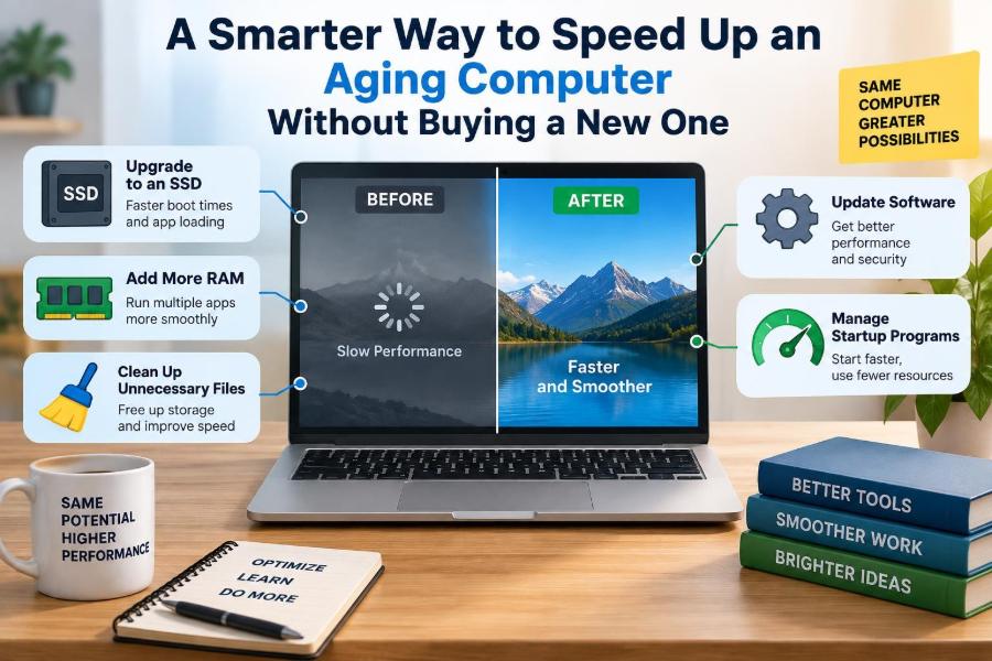 🖥️ A Smarter Way to Speed Up an Aging Computer Without Buying a New One
