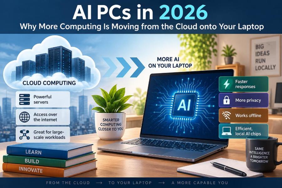 🧠 AI PCs in 2026: Why More Computing Is Moving from the Cloud onto Your Laptop