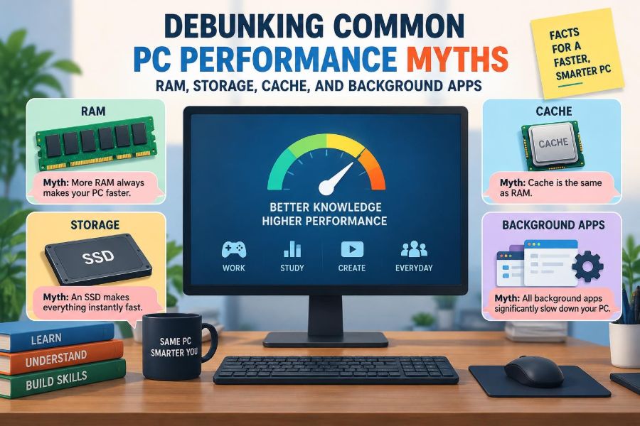 🖥️ Debunking Common PC Performance Myths: RAM, Storage, Cache, and Background Apps