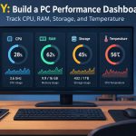 🖥️ DIY: Build a PC Performance Dashboard to Track CPU, RAM, Storage, and Temperature