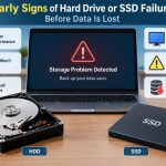 🖥️ Early Signs of Hard Drive or SSD Failure Before Data Is Lost