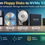 🖥️ From Floppy Disks to NVMe SSDs: How Computer Storage Became Faster and Smaller