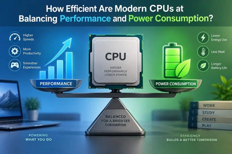🖥️ How Efficient Are Modern CPUs at Balancing Performance and Power Consumption?