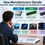 🖥️ How Manufacturers Decide Which CPU, RAM, and Storage Go into Different Computers