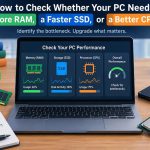 🖥️ How to Check Whether Your PC Needs More RAM, a Faster SSD, or a Better CPU