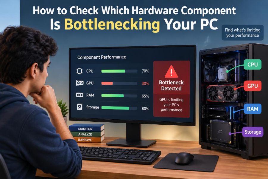 🖥️ How to Check Which Hardware Component Is Bottlenecking Your PC