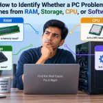🖥️ How to Identify Whether a PC Problem Comes from RAM, Storage, CPU, or Software