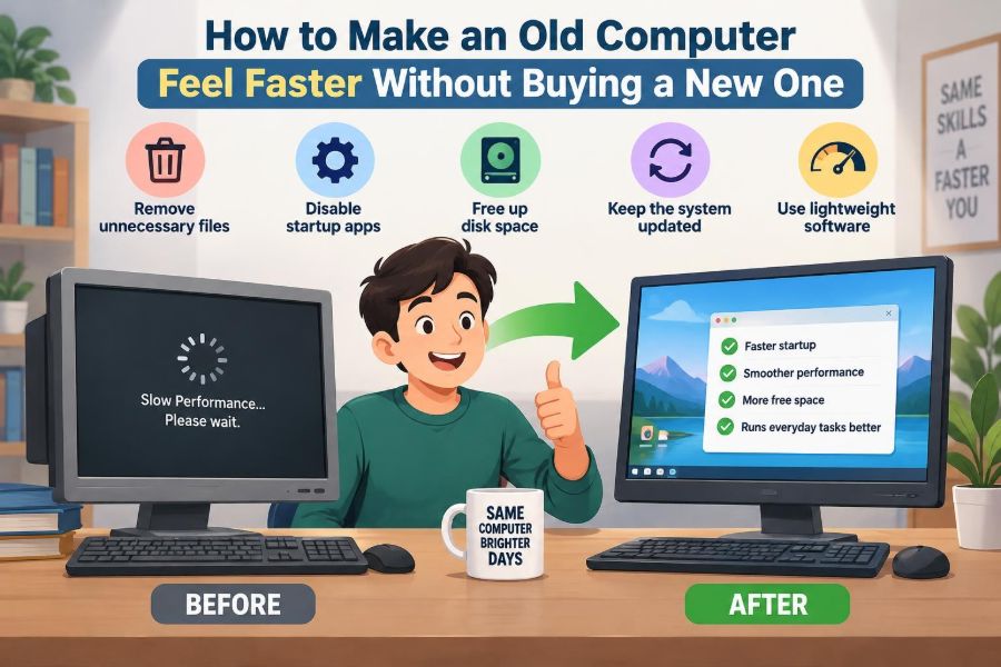 🖥️ How to Make an Old Computer Feel Faster Without Buying a New One