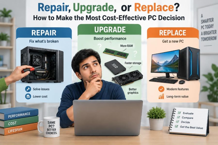 🖥️ Repair, Upgrade, or Replace? How to Make the Most Cost-Effective PC Decision