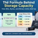 🖥️ The Formula Behind Storage Capacity: How Bits, Bytes, and Binary Units Add Up