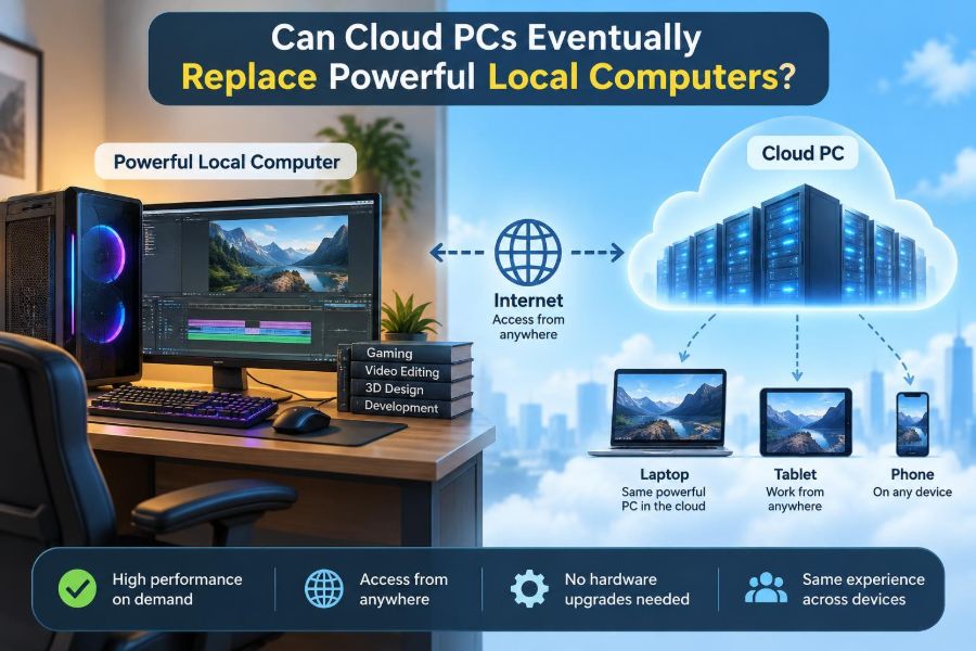 🖥️ Whether Cloud PCs Can Eventually Replace Powerful Local Computers