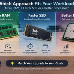 🖥️ Which Approach Fits Your Workload: More RAM, a Faster SSD, or a Better Processor?