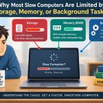 🖥️ Why Most Slow Computers Are Limited by Storage, Memory, or Background Tasks
